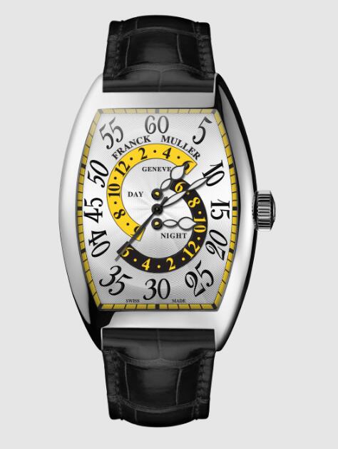 Franck Muller Cintree Curvex Double Retrograde Hour Replica Watch 7880 DH R White Dial
